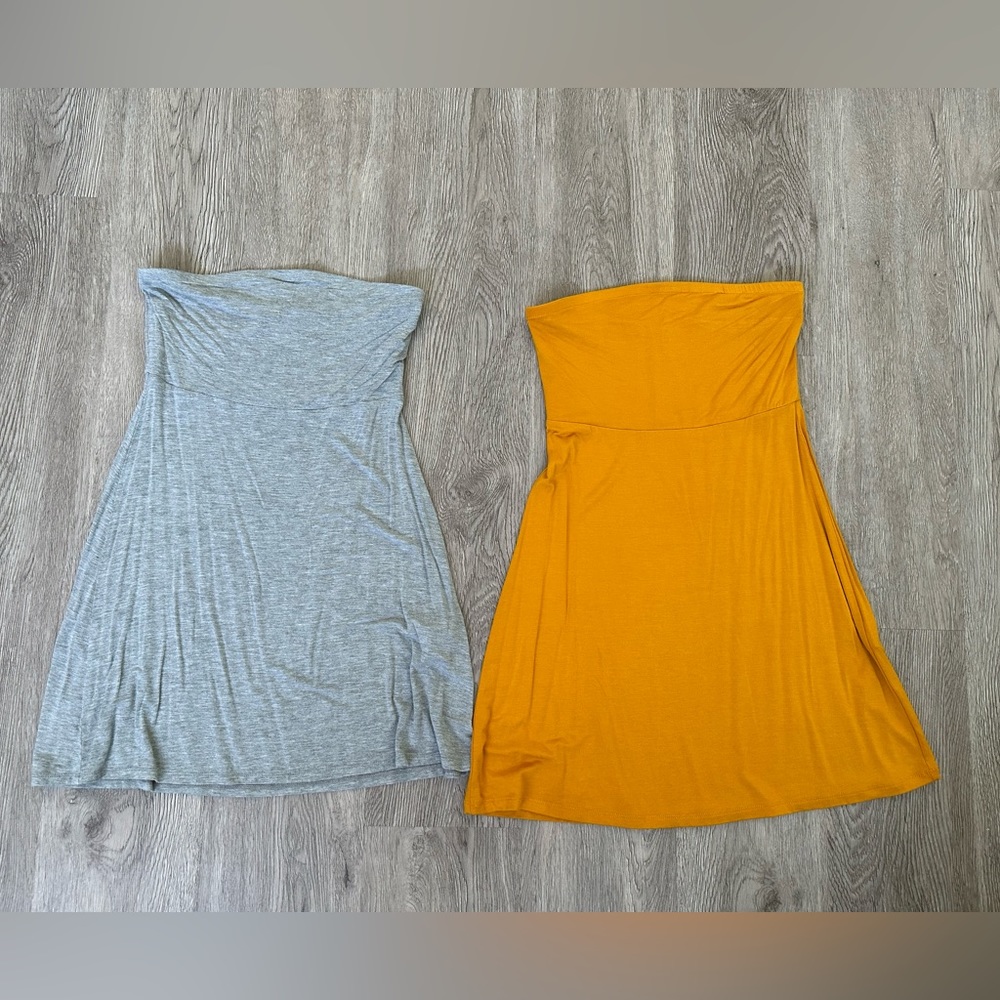 Mini strapless dress